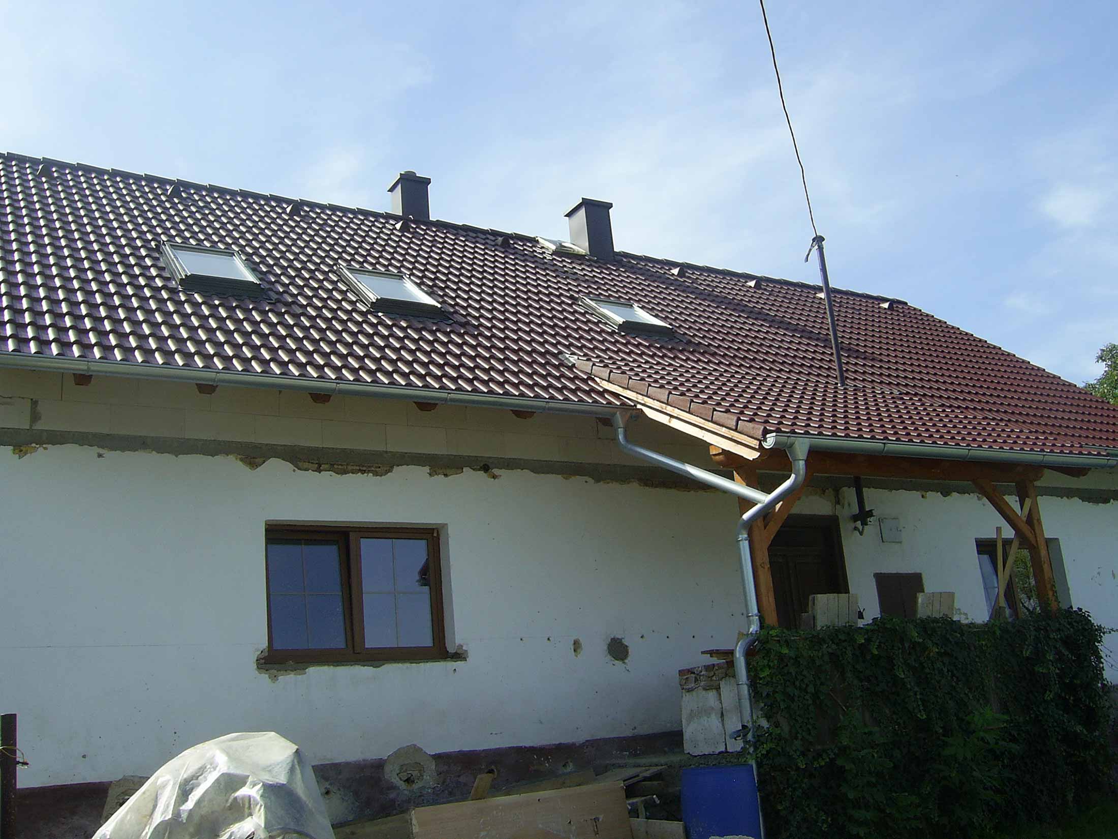 Rekonstrukce střechy rodinného domu